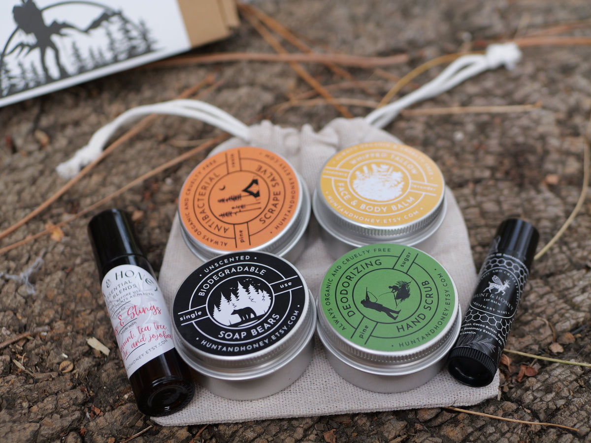 On The Trail gift set - self care - great gift for climbers, hikers, hunters, backpackers, and more!