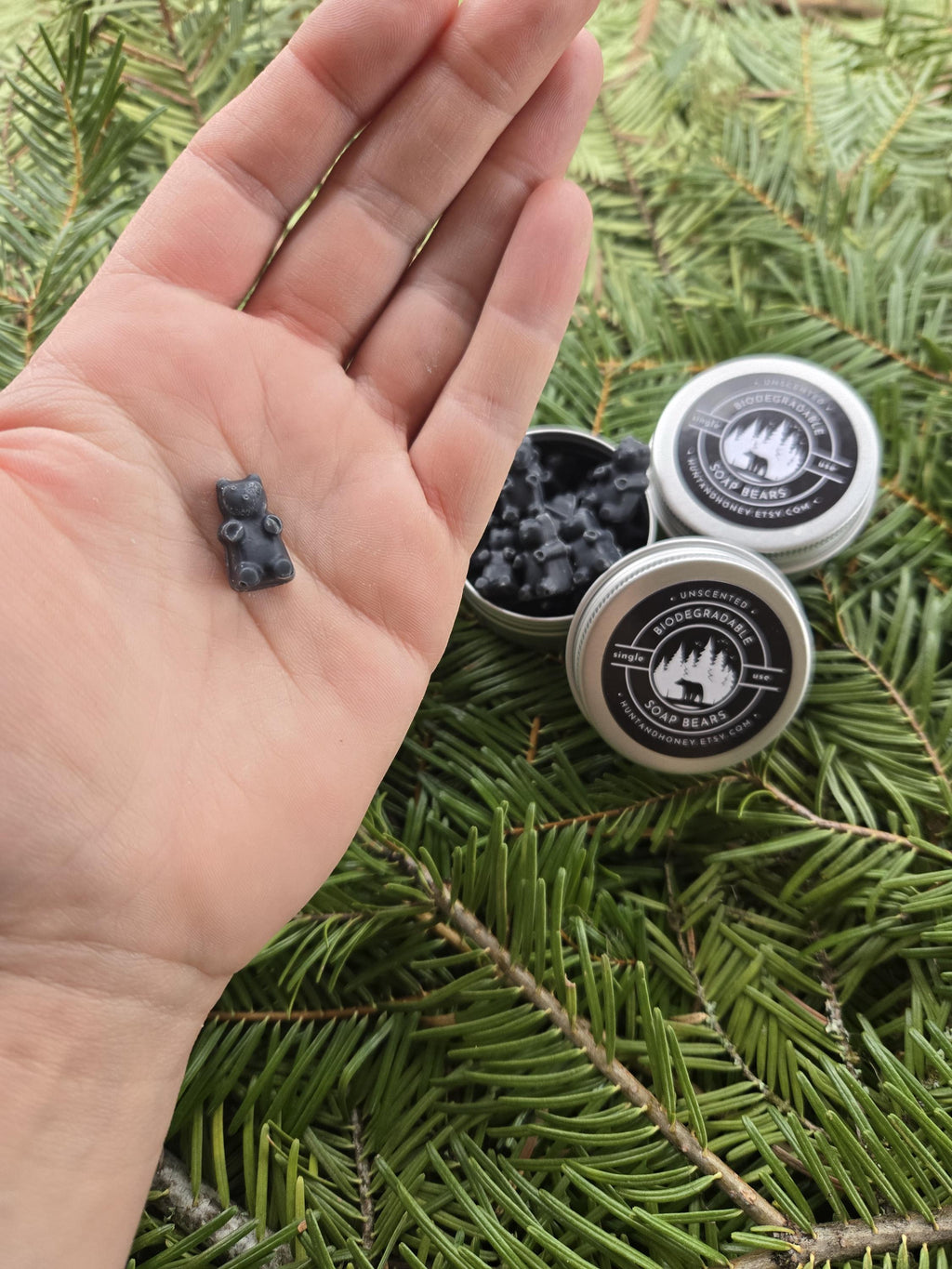 Hiking Soaps- single use soap bears - great gift for climbers, hikers, hunters, backpackers, and more!