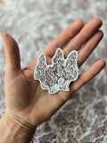 Morel 2.5" vinyl sticker weatherproof mushroom hunting morchella foraging