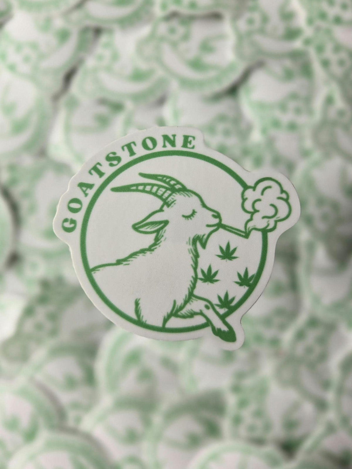 GOATSTONE 2" vinyl sticker weatherproof