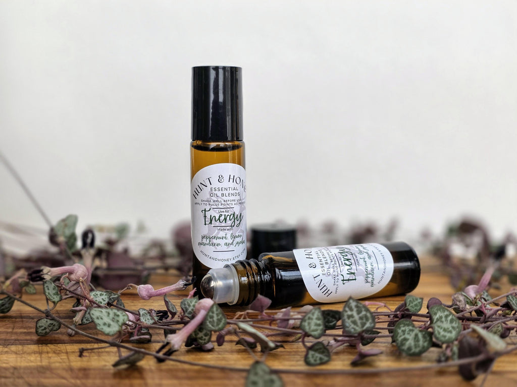 ENERGY - aromatherapy -essential oil roller ball