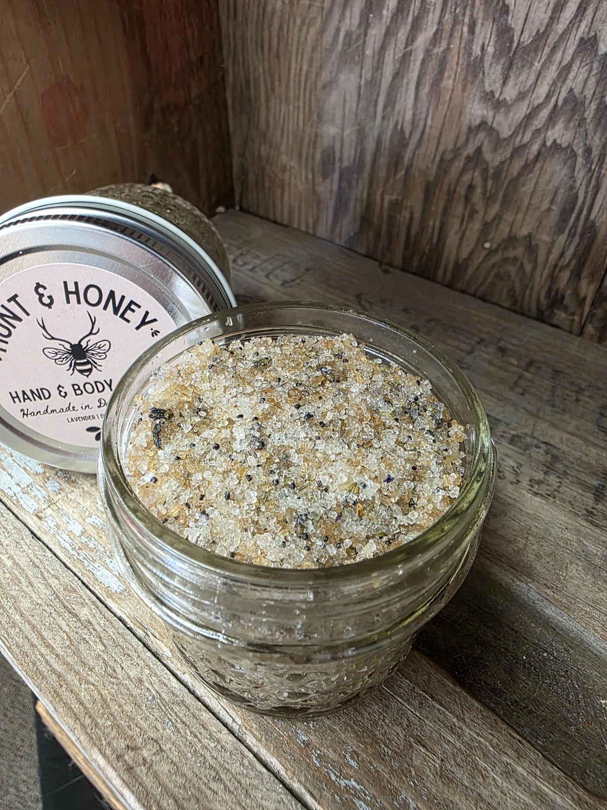 Lavender Demarara Sugar Scrub - Natural Exfoliating Hand & Body Scrub