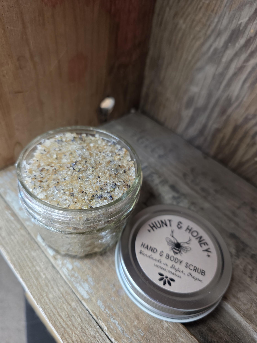 Lavender Demarara Sugar Scrub - Natural Exfoliating Hand & Body Scrub