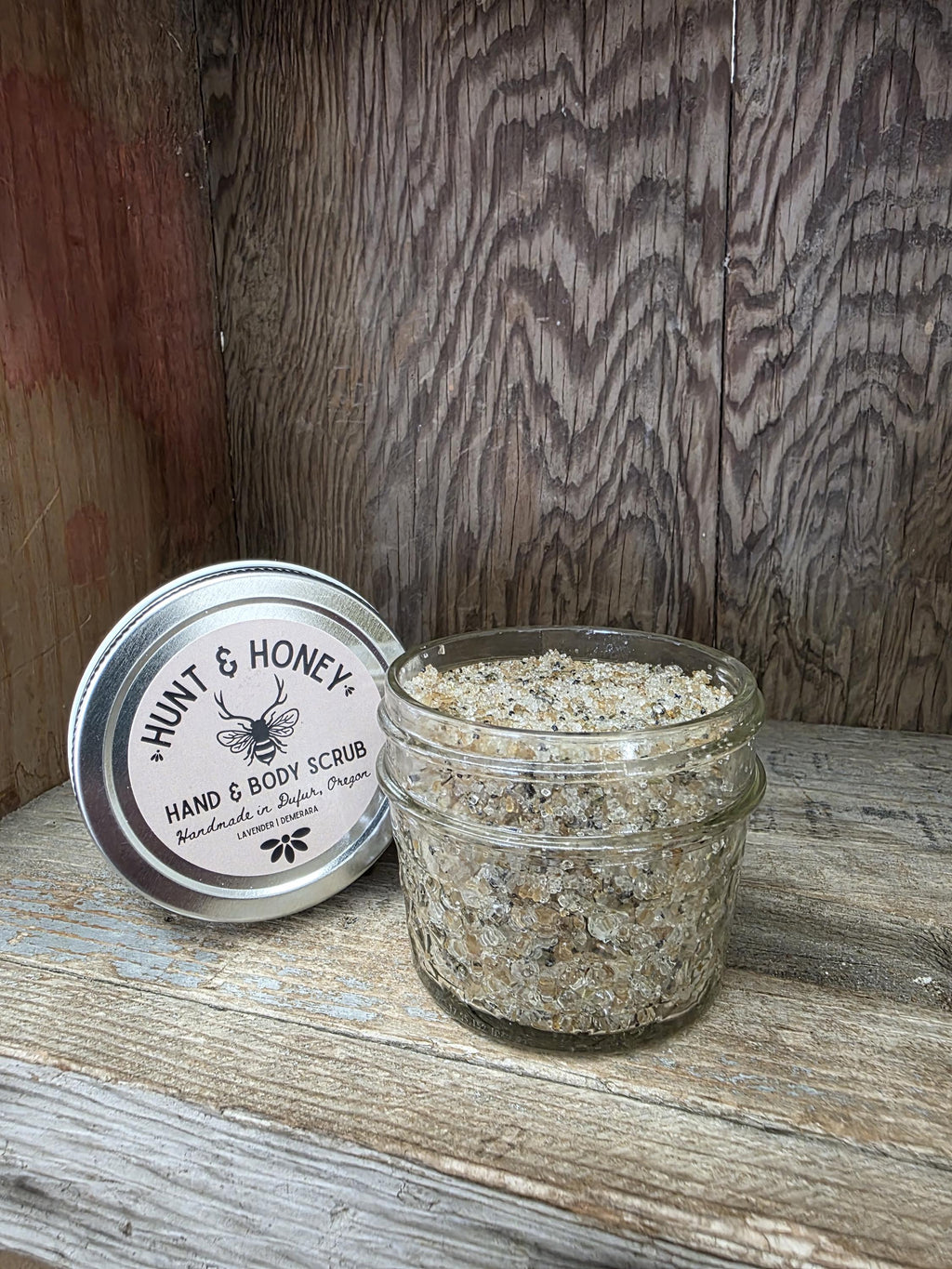 Lavender Demarara Sugar Scrub - Natural Exfoliating Hand & Body Scrub