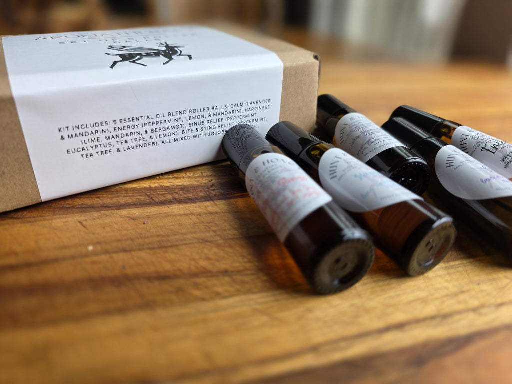 Aromatherapy Gift Set - essential oil roller balls