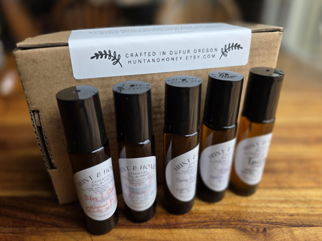 Aromatherapy Gift Set - essential oil roller balls
