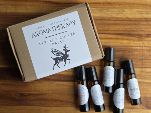 Aromatherapy Gift Set - essential oil roller balls
