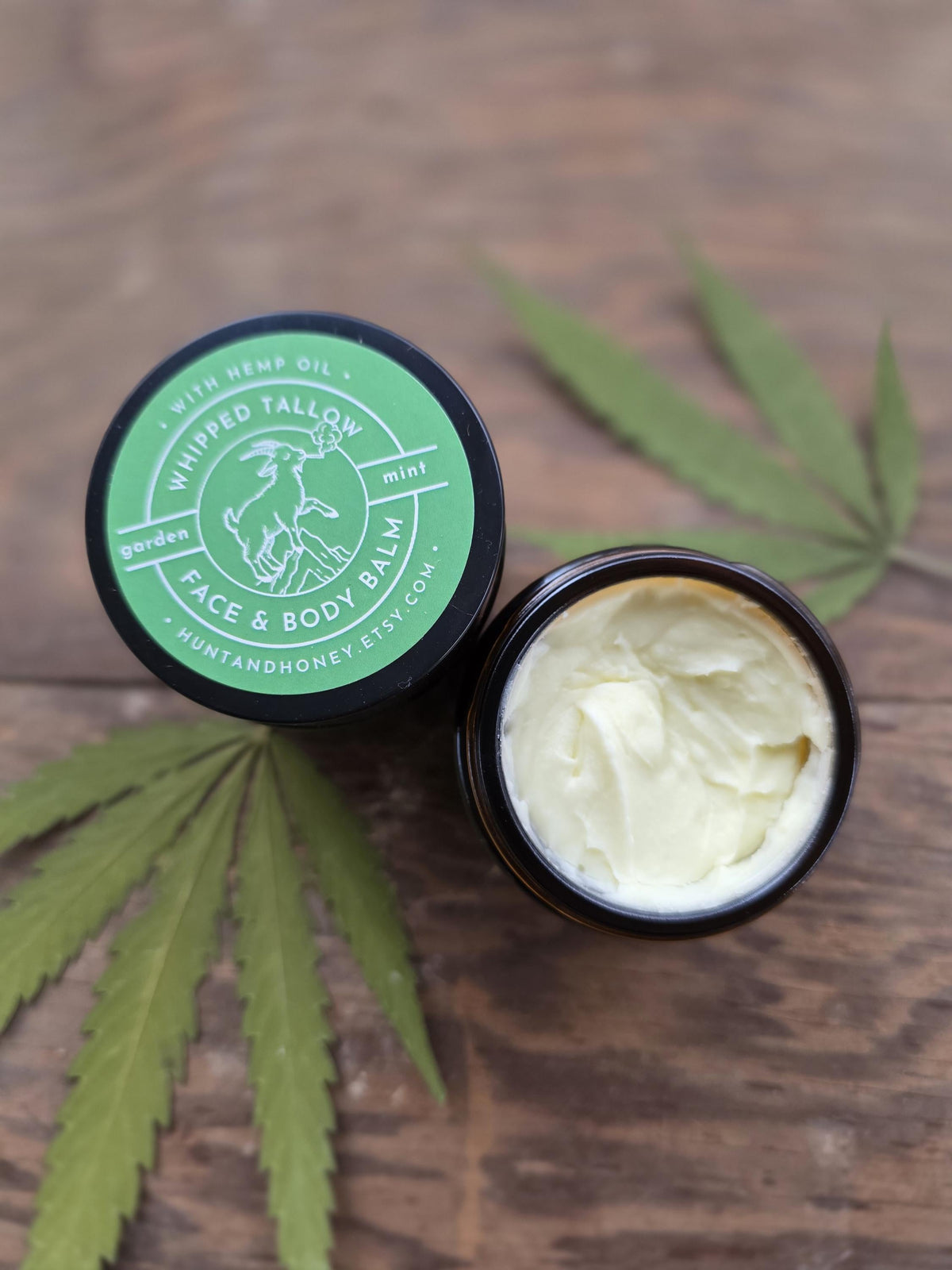 GOATSTONE tallow & hemp oil face, hand, body lotion - grass fed - natural skincare - rosemary mint