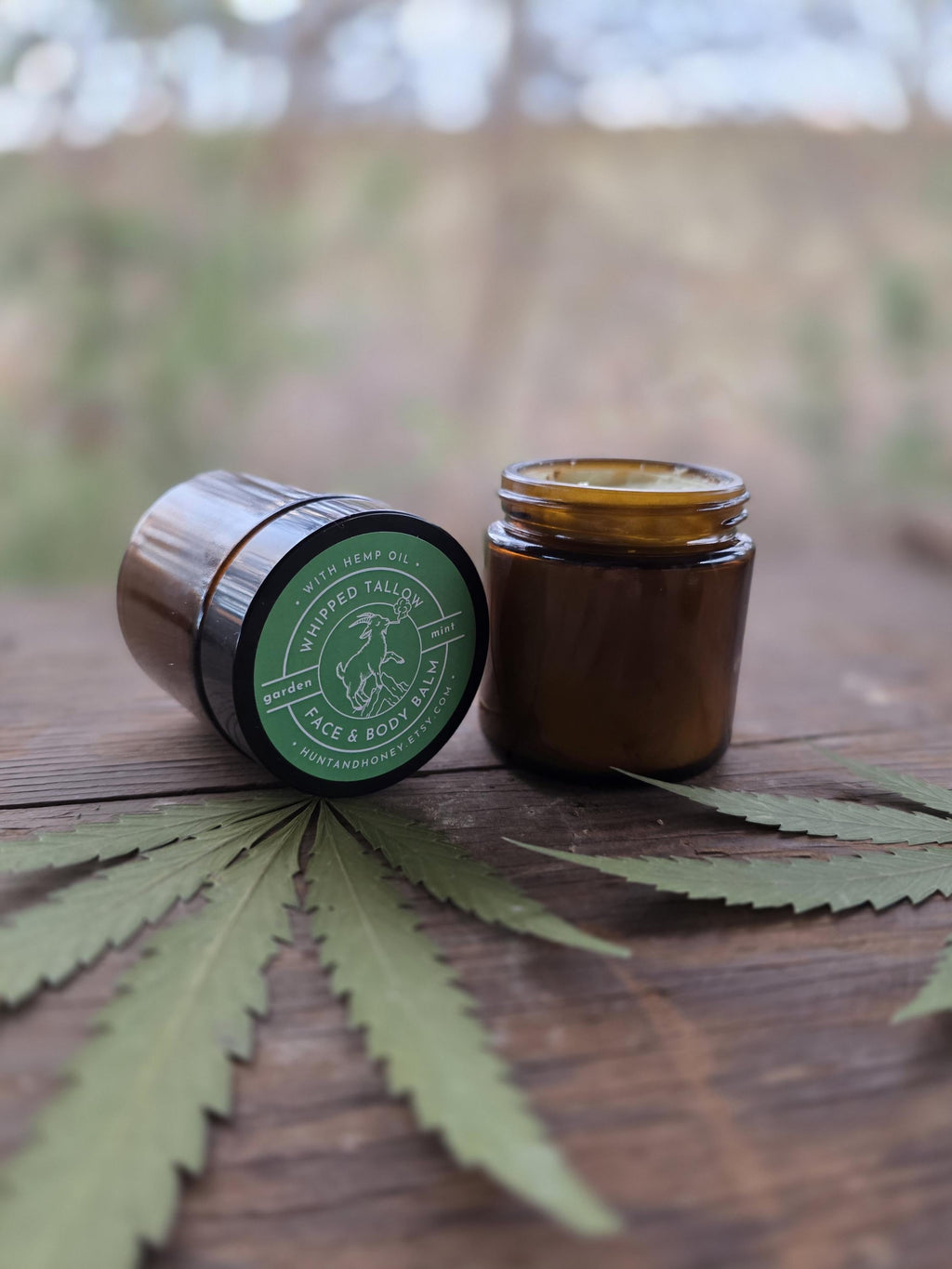 GOATSTONE tallow & hemp oil face, hand, body lotion - grass fed - natural skincare - rosemary mint