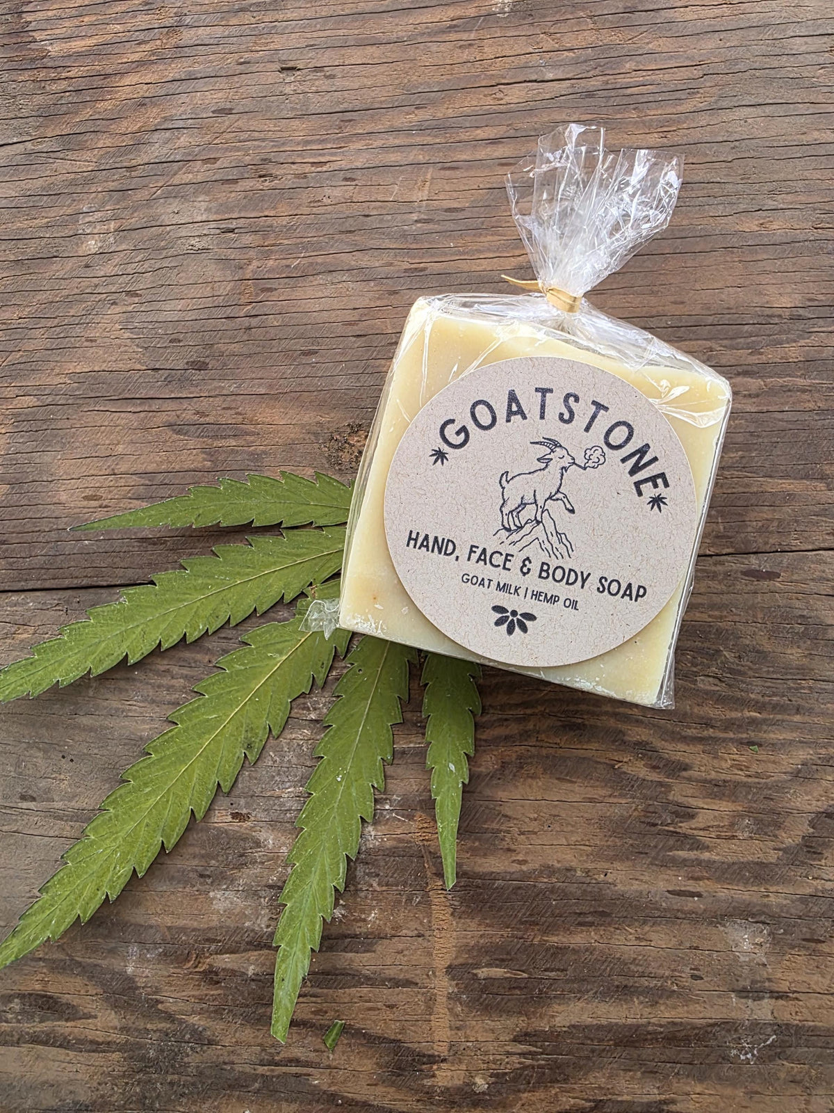 GOATSTONE goat milk & hemp oil soap - organic skincare