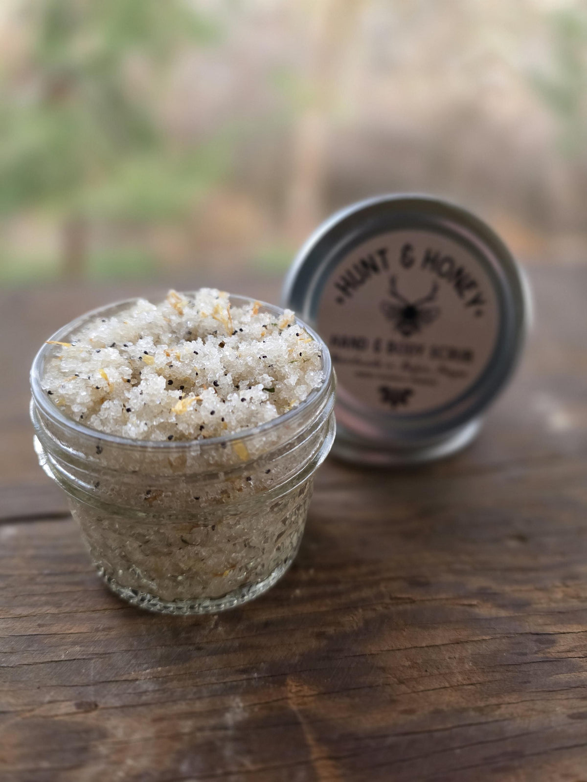 Lemon Calendula Demarara Sugar Scrub - Natural Exfoliating Hand & Body Scrub