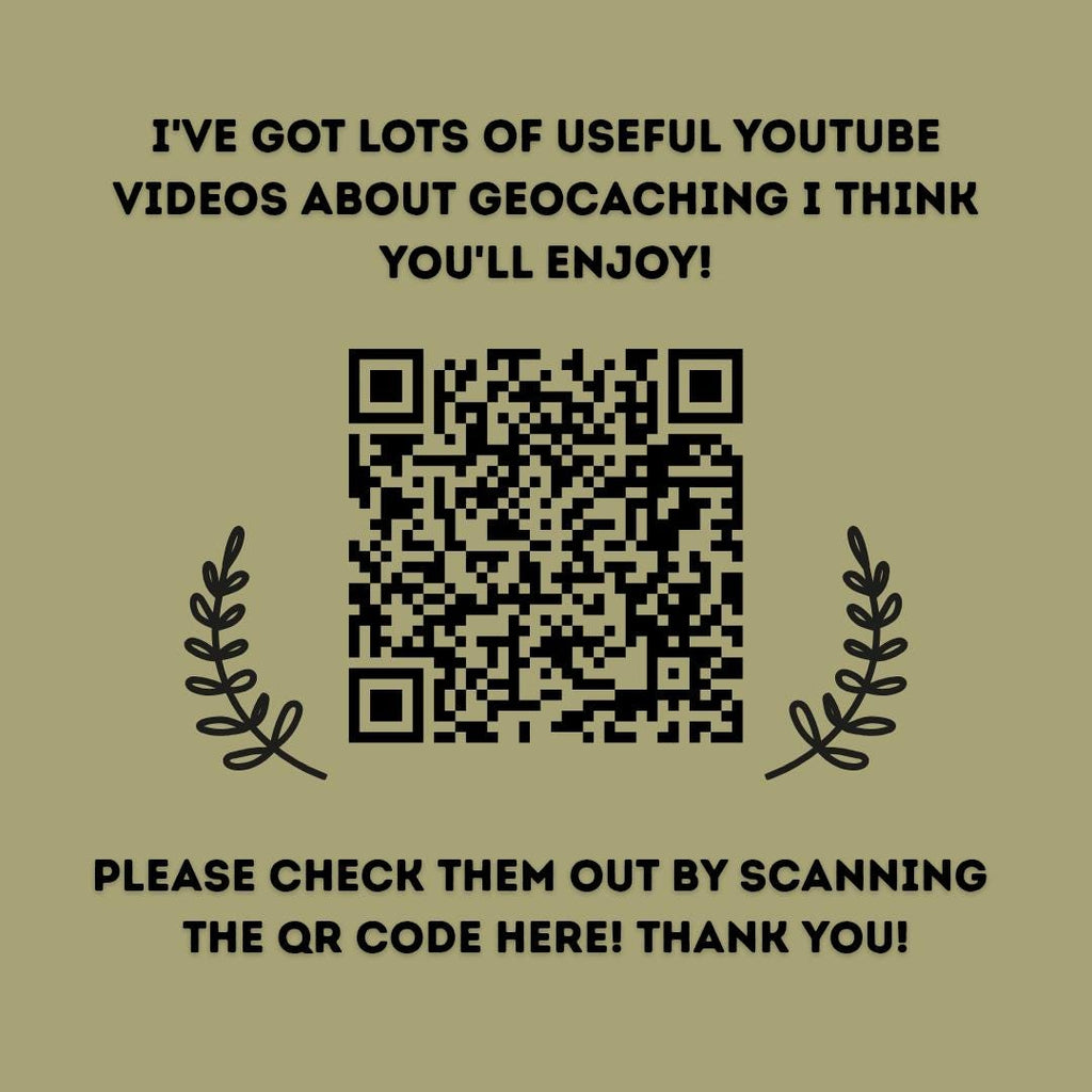Geocaching 2.5" vinyl sticker - weatherproof stickers - geocache label