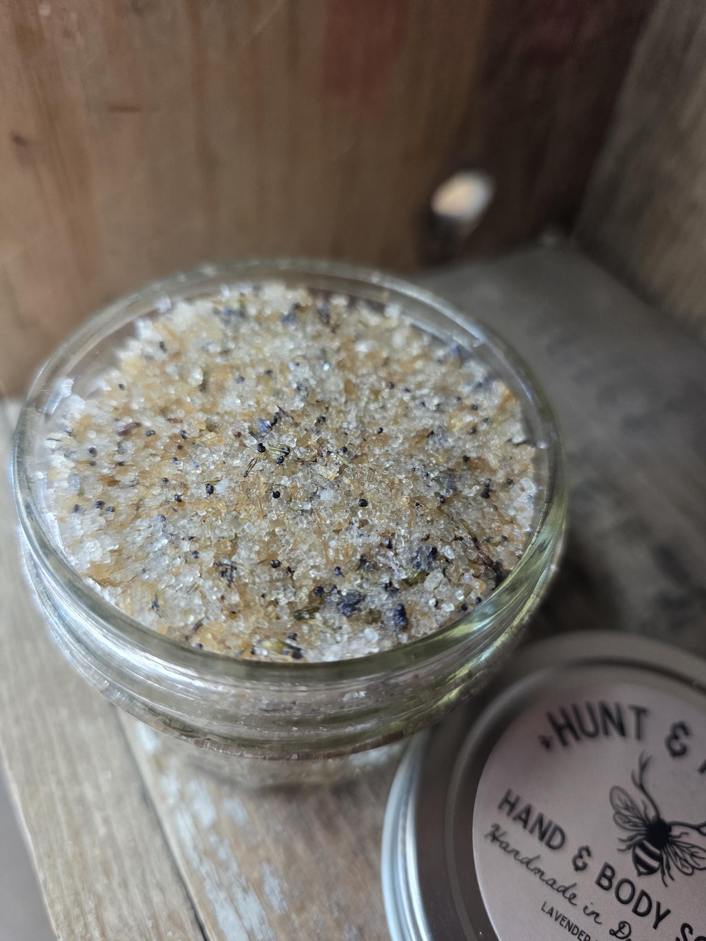 Lavender Demarara Sugar Scrub - Natural Exfoliating Hand & Body Scrub