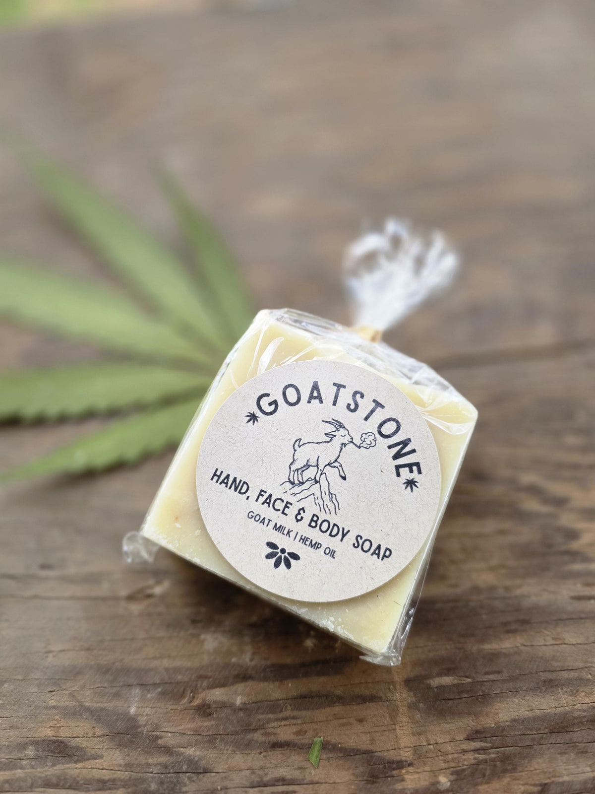 GOATSTONE goat milk & hemp oil soap - organic skincare