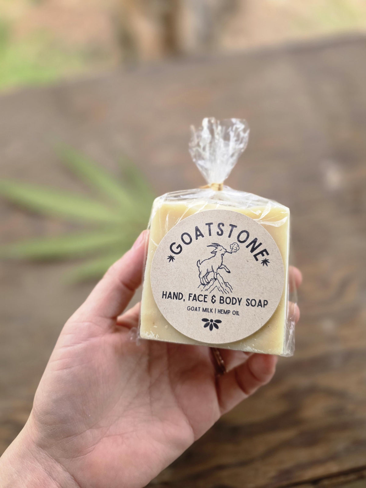 GOATSTONE goat milk & hemp oil soap - organic skincare