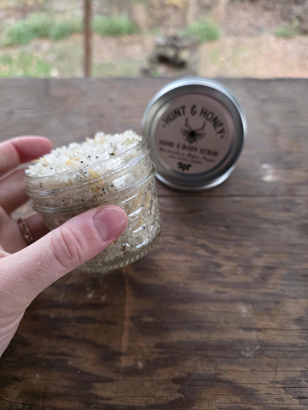 Lemon Calendula Demarara Sugar Scrub - Natural Exfoliating Hand & Body Scrub