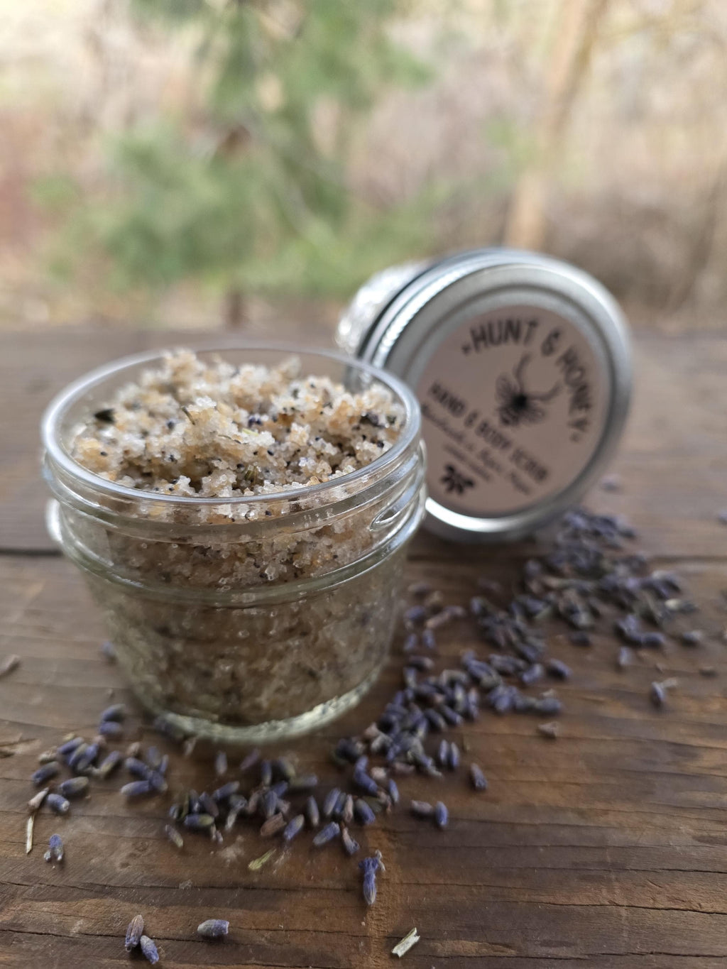Lavender Demarara Sugar Scrub - Natural Exfoliating Hand & Body Scrub