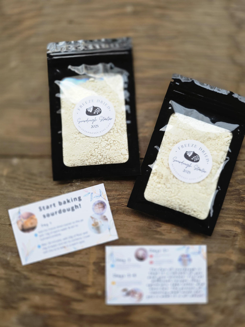 Freeze Dried Sourdough Starter - so convenient! easy to follow instructions
